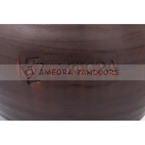 Чугунок 2 л керамический с крышкой для томления в тандыре с эффектом «Русской печи»